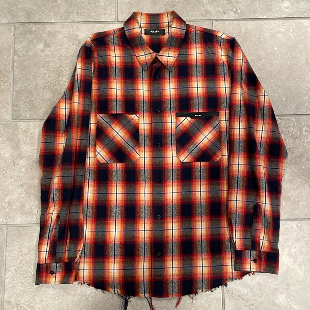 Amiri Flannel Shirt Xxl